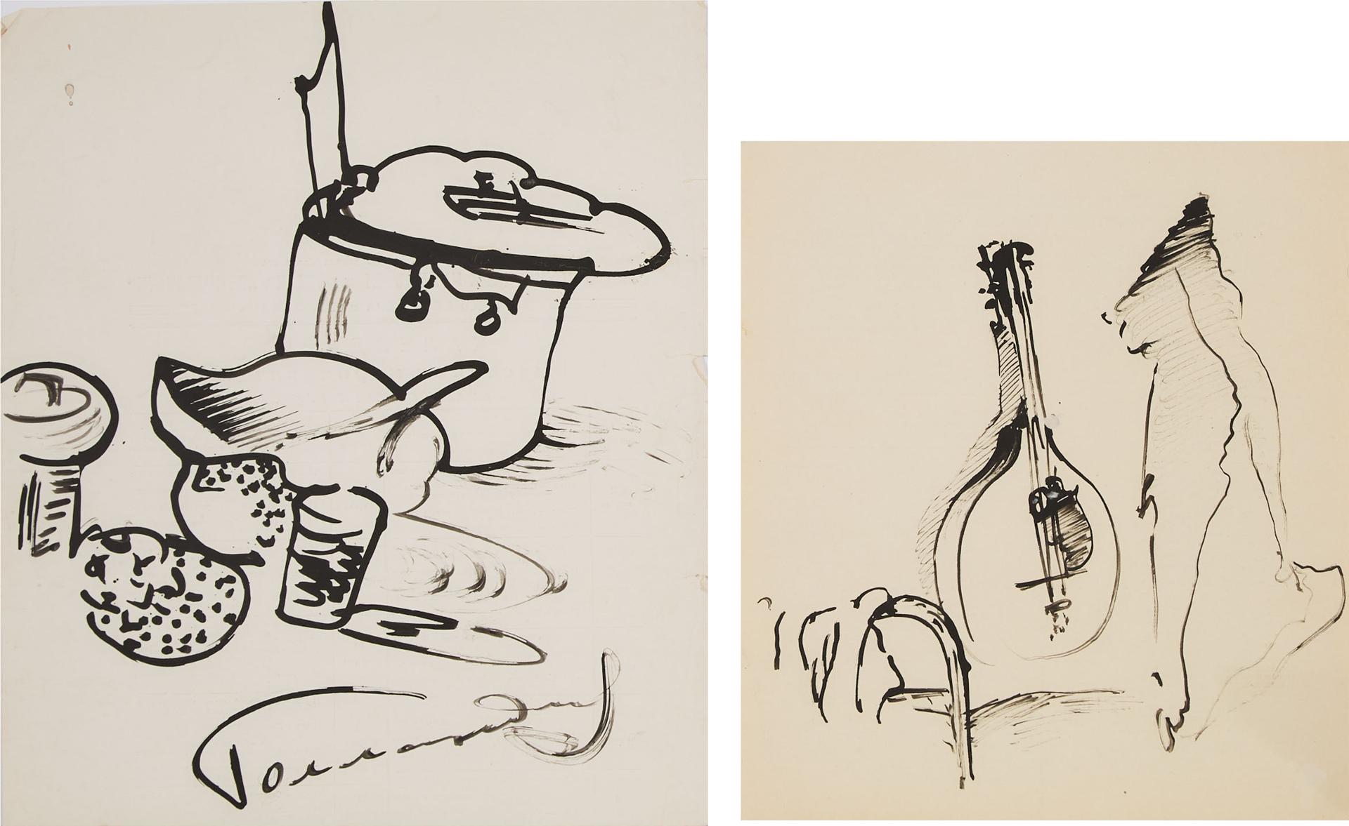 Anatoly Timofeevich Zverev (1931-1986) - Two Still Life Studies, Circa 1950-1960