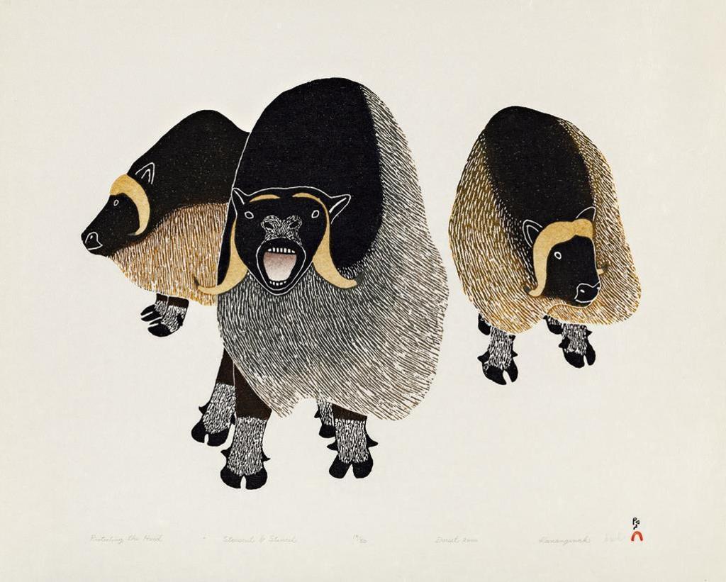 Kananginak Pootoogook (1935-2010) - Albrecht Collection; Galerie Vincent