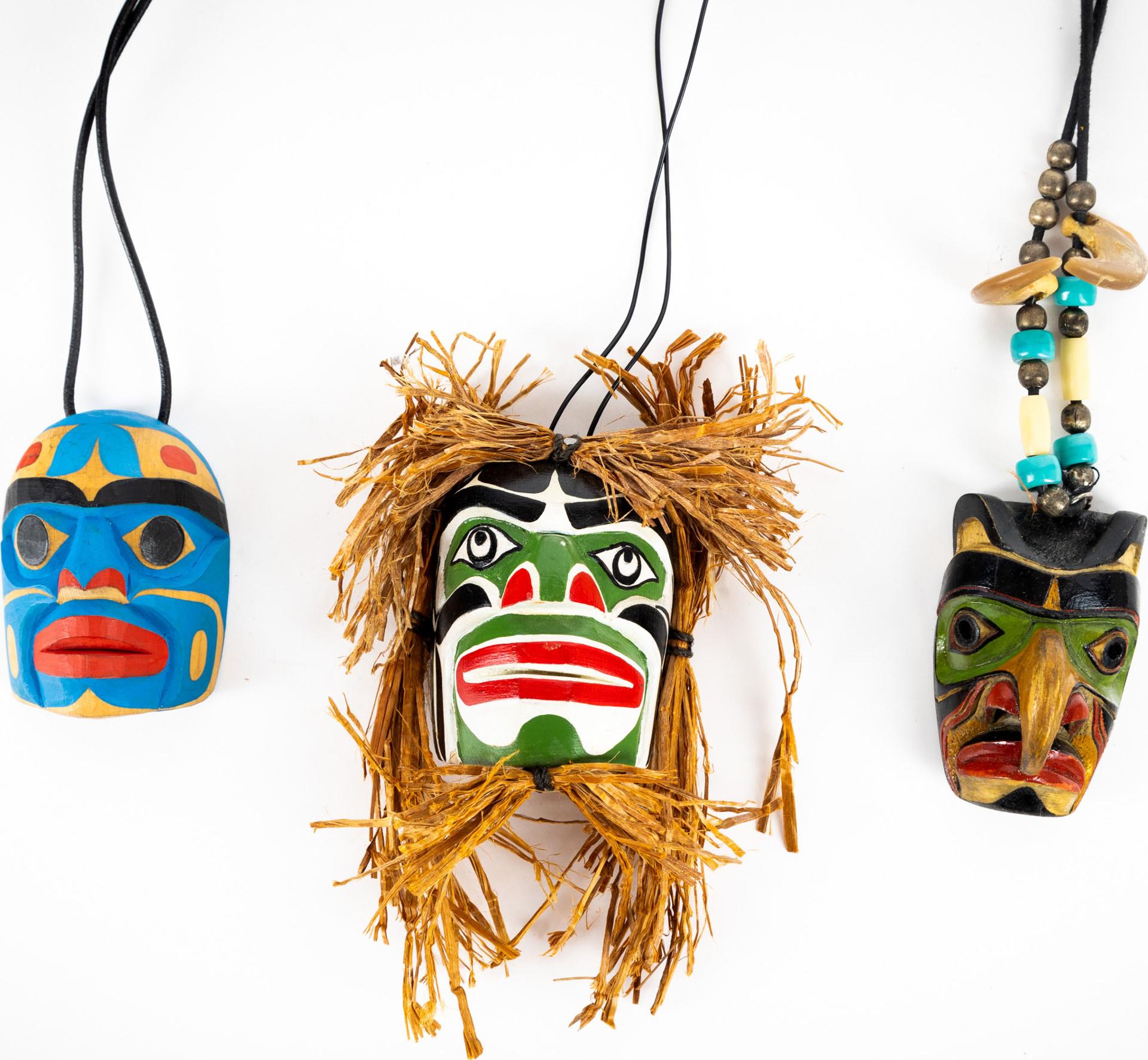 Dwayne Simeon (1960) - Three Miniature Masks