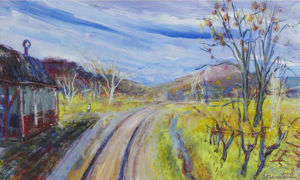 Samuel (Sam) Borenstein (1908-1969) - Country Road, Laurentians