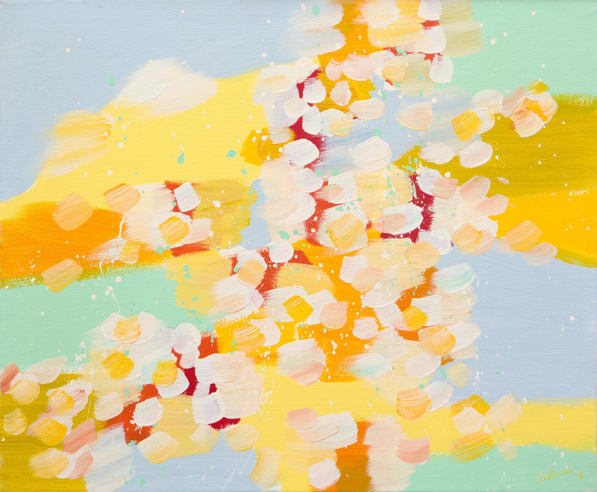 Marcel Christian Barbeau (1925-2016) - La neige apparaît sur les cimes, 1978