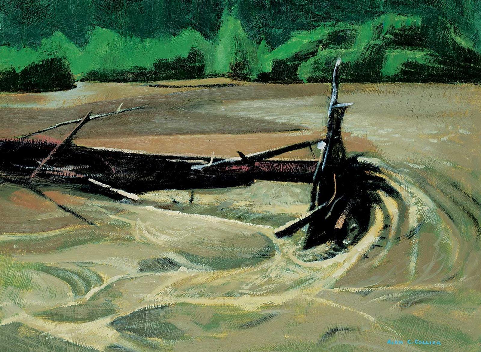 Alan Caswell Collier (1911-1990) - Kitwancool River, BC