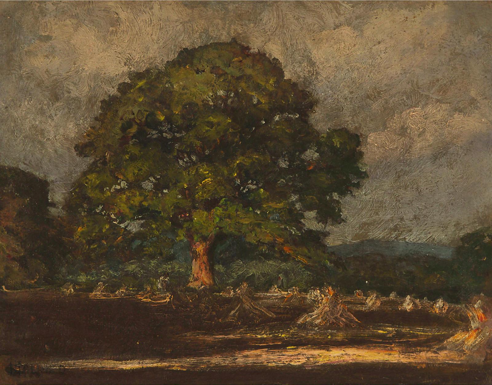 Harriet Halhed (1851-1933) - Haystacks In The Shade