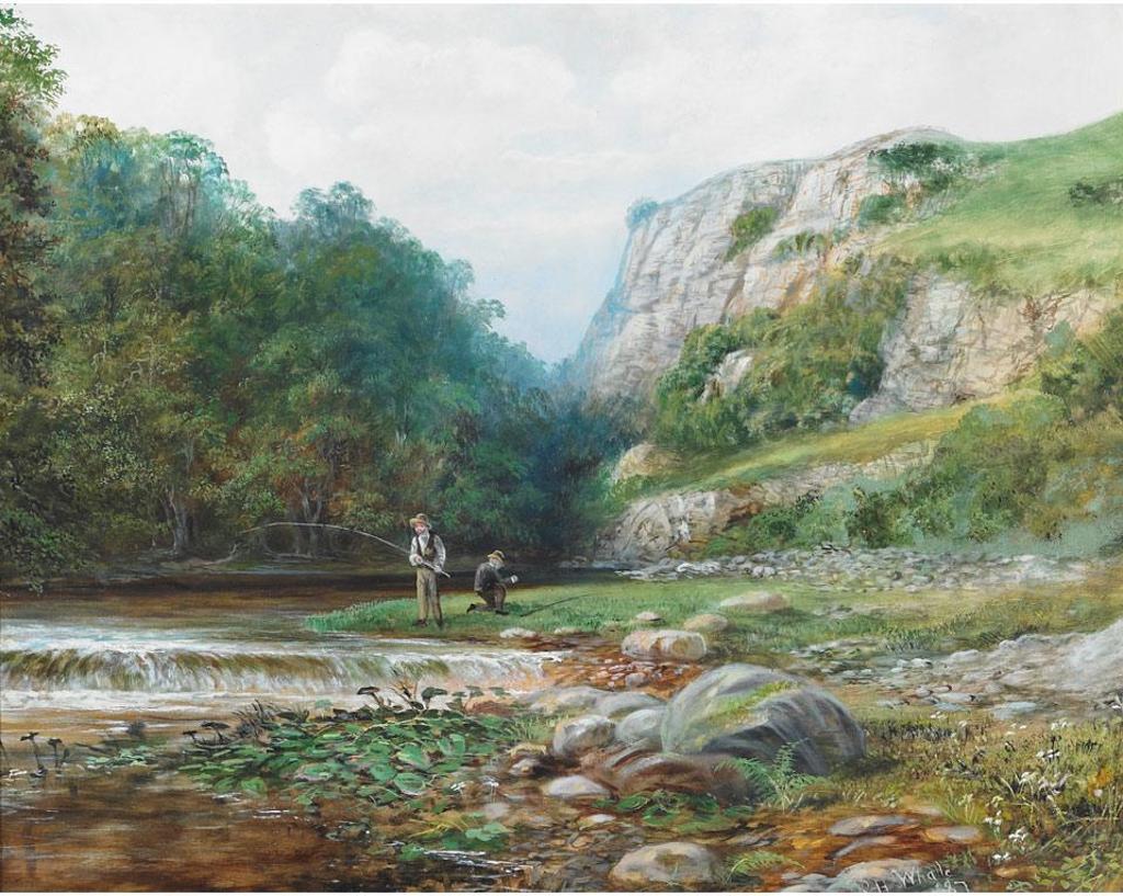Robert Heard Whale (1857-1906) - Spring Fishing Scene