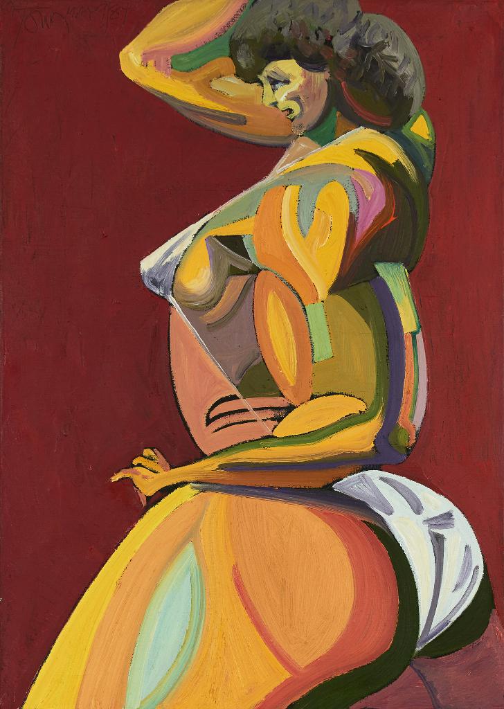 Harold Barling Town (1924-1990) - Muscle Lady