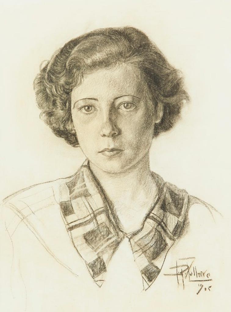 Jean-Philippe Dallaire (1916-1965) - Portrait de Jannine Lauzon