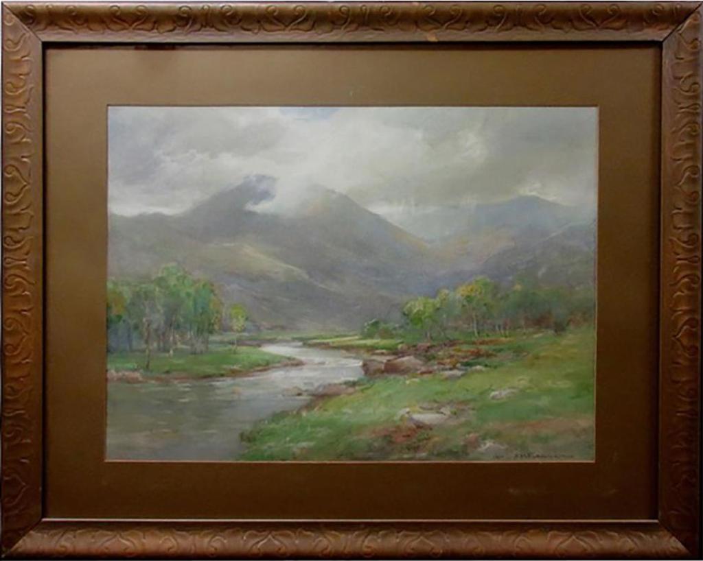 Alexander M. Fleming (1878-1929) - Untitled (Mountainous Landscape With Winding River)