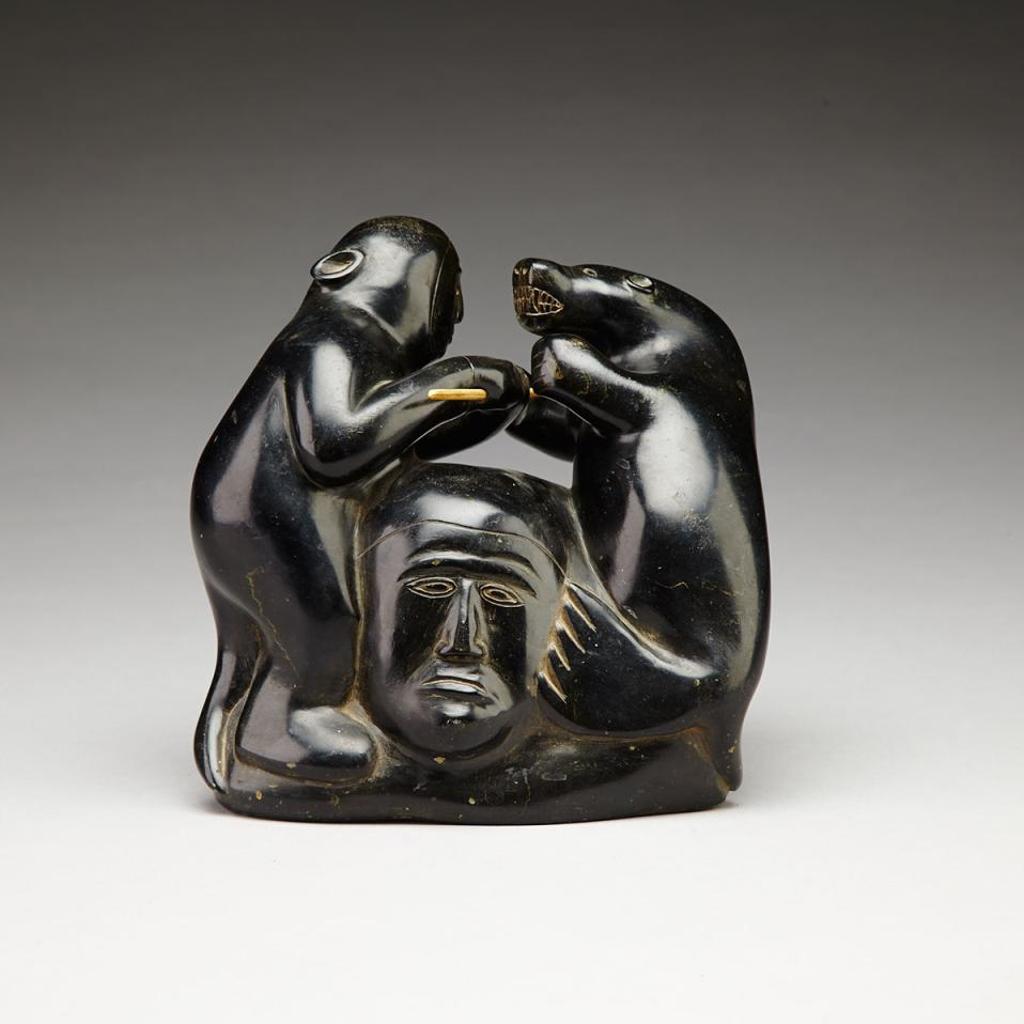 Johnny Issaja Papigatok (1923) - Shaman Wrestling A Seal/Bear