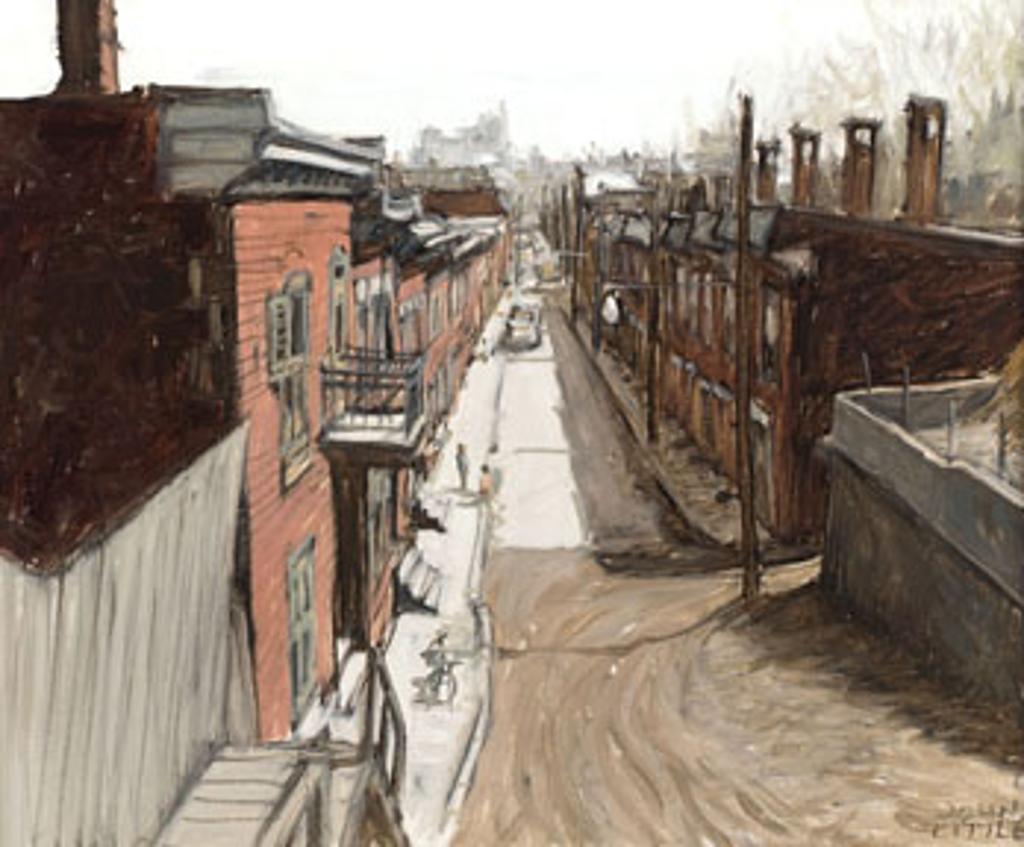 John Geoffrey Caruthers Little (1928-2024) - Au printemps, St-Christophe (d'autrefois), Montréal