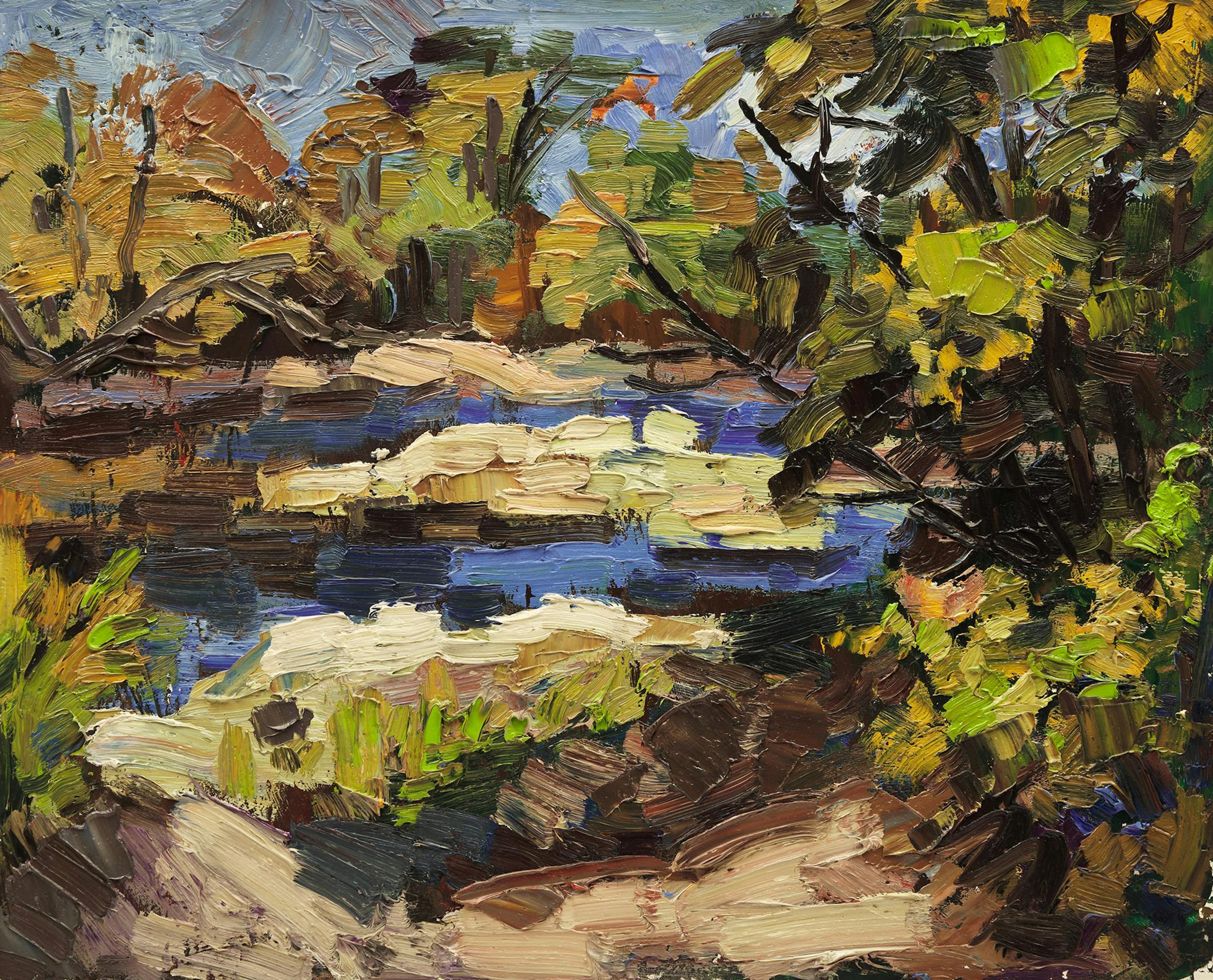 Armand Tatossian (1948-2012) - Forest River; Stream in the Woods