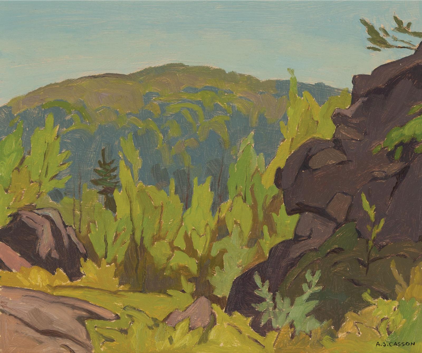 Alfred Joseph (A.J.) Casson (1898-1992) - Diamond Lake, 1976