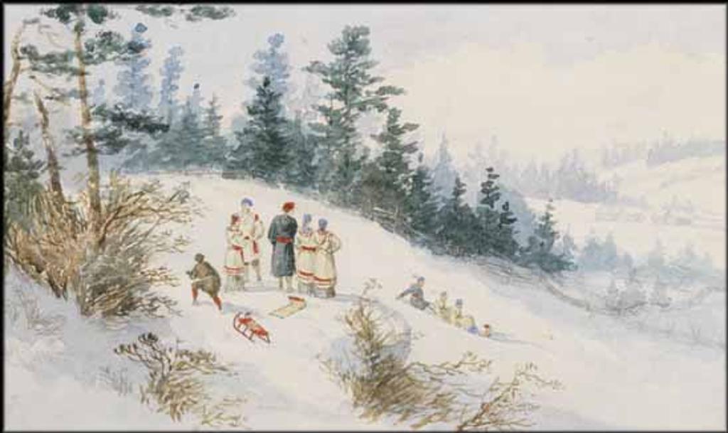 Frederic Martlett Bell-Smith (1846-1923) - Sledding