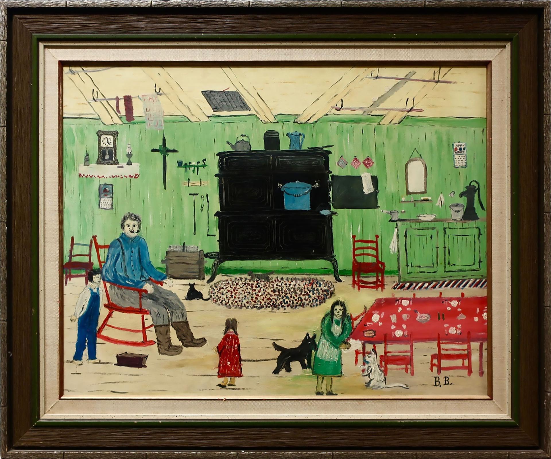 Blanche Bolduc (1907-1998) - Habitant Kitchen