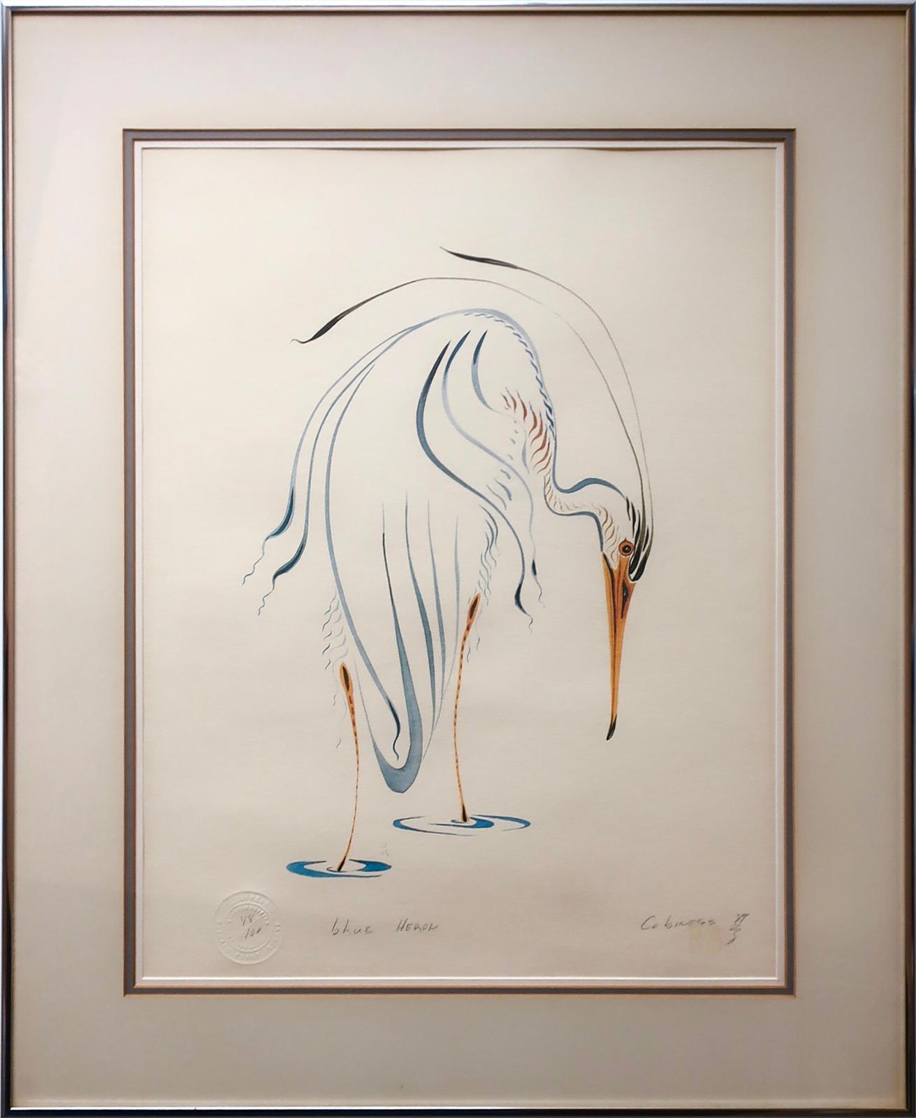 Eddy Cobiness (1933-1996) - Blue Heron