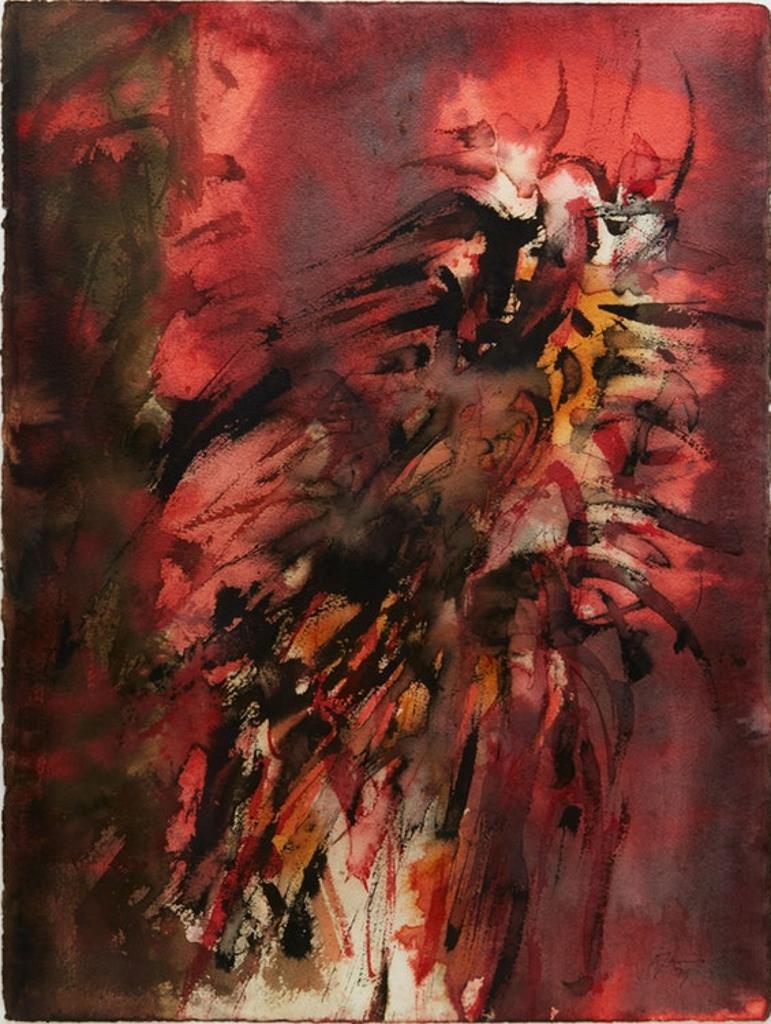 Donald Alvin Jarvis (1923-2001) - Red Bird Variation (1)