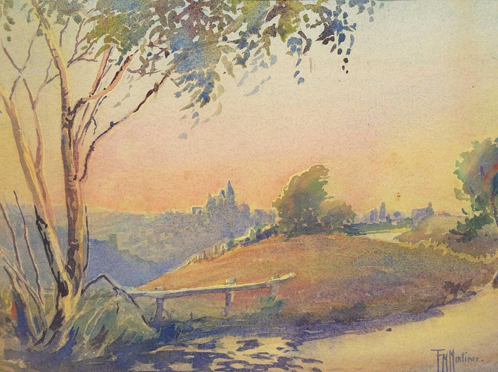 Florence Maude Mortimer - Untitled - Edmonton Skyline