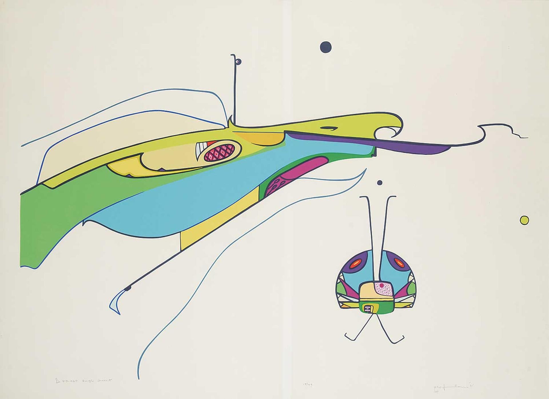 Alex Simeon Janvier (1935-2024) - EP-069 Eagle Insect #15/49