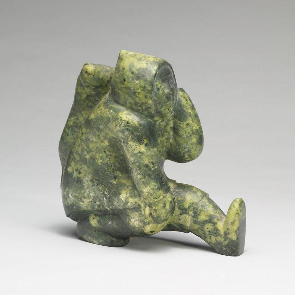Abraham Etungat (1911-1999) - Kneeling Hunter With Seal