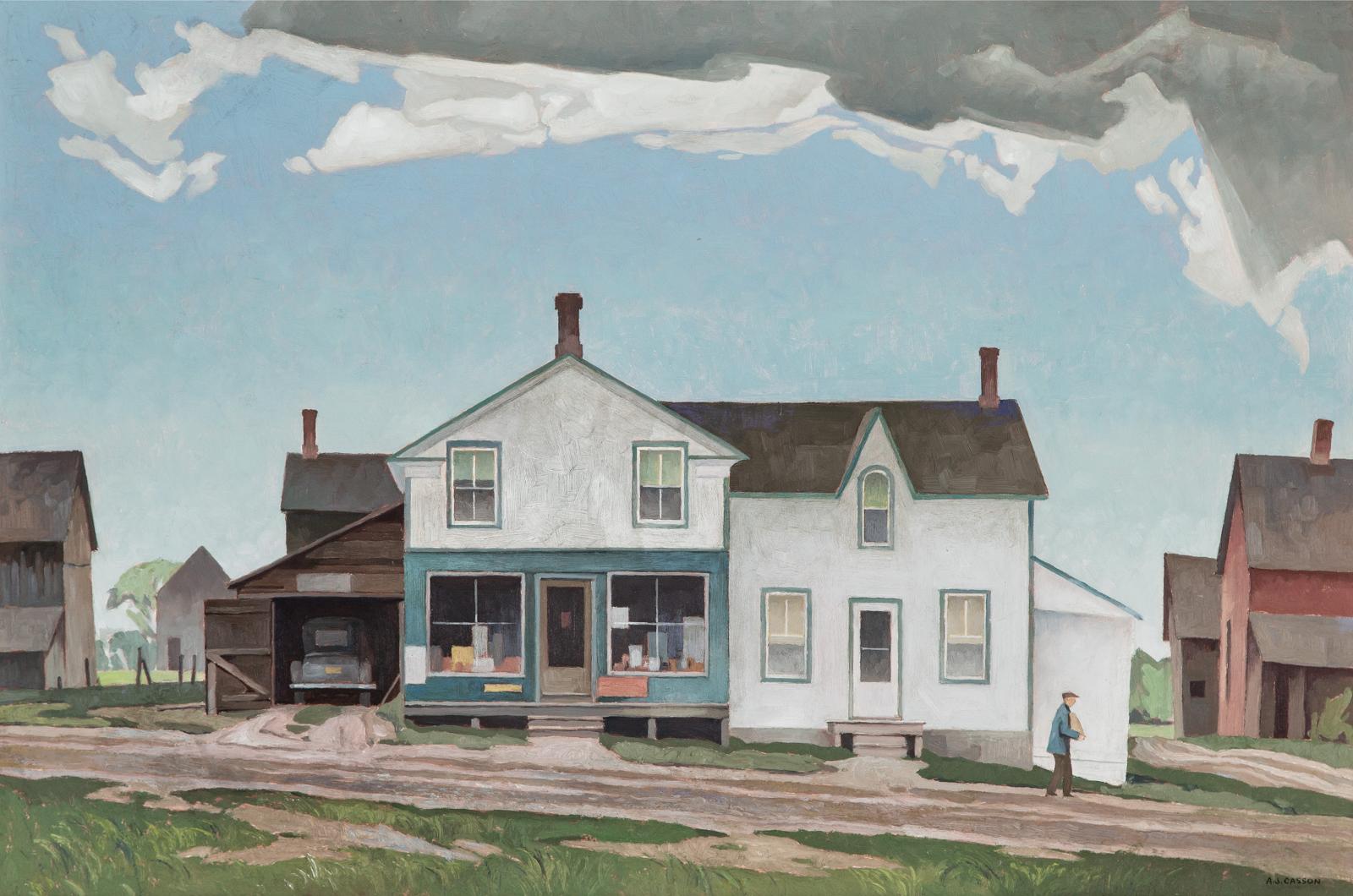Alfred Joseph (A.J.) Casson (1898-1992) - Roadside Store