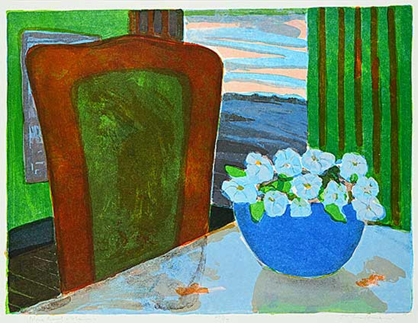 John Harold Thomas Snow (1911-2004) - Blue Bowl of Flowers #27/50