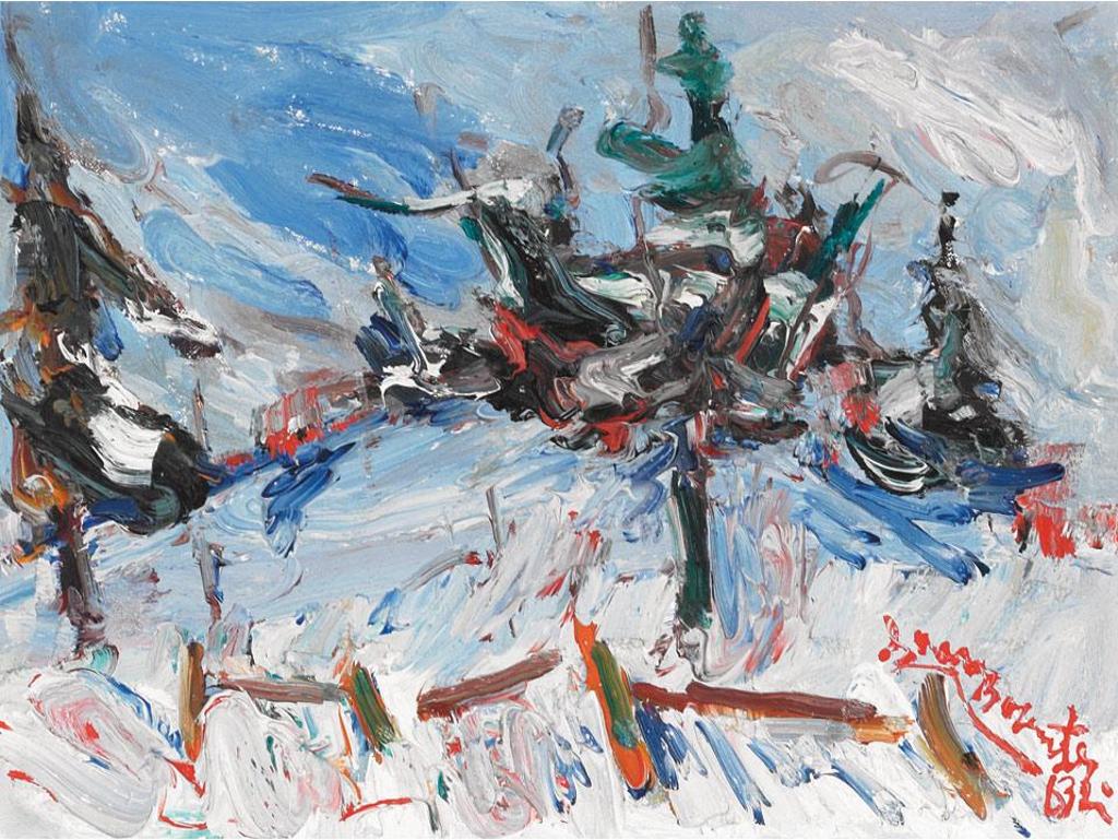Samuel (Sam) Borenstein (1908-1969) - Winter Landscape