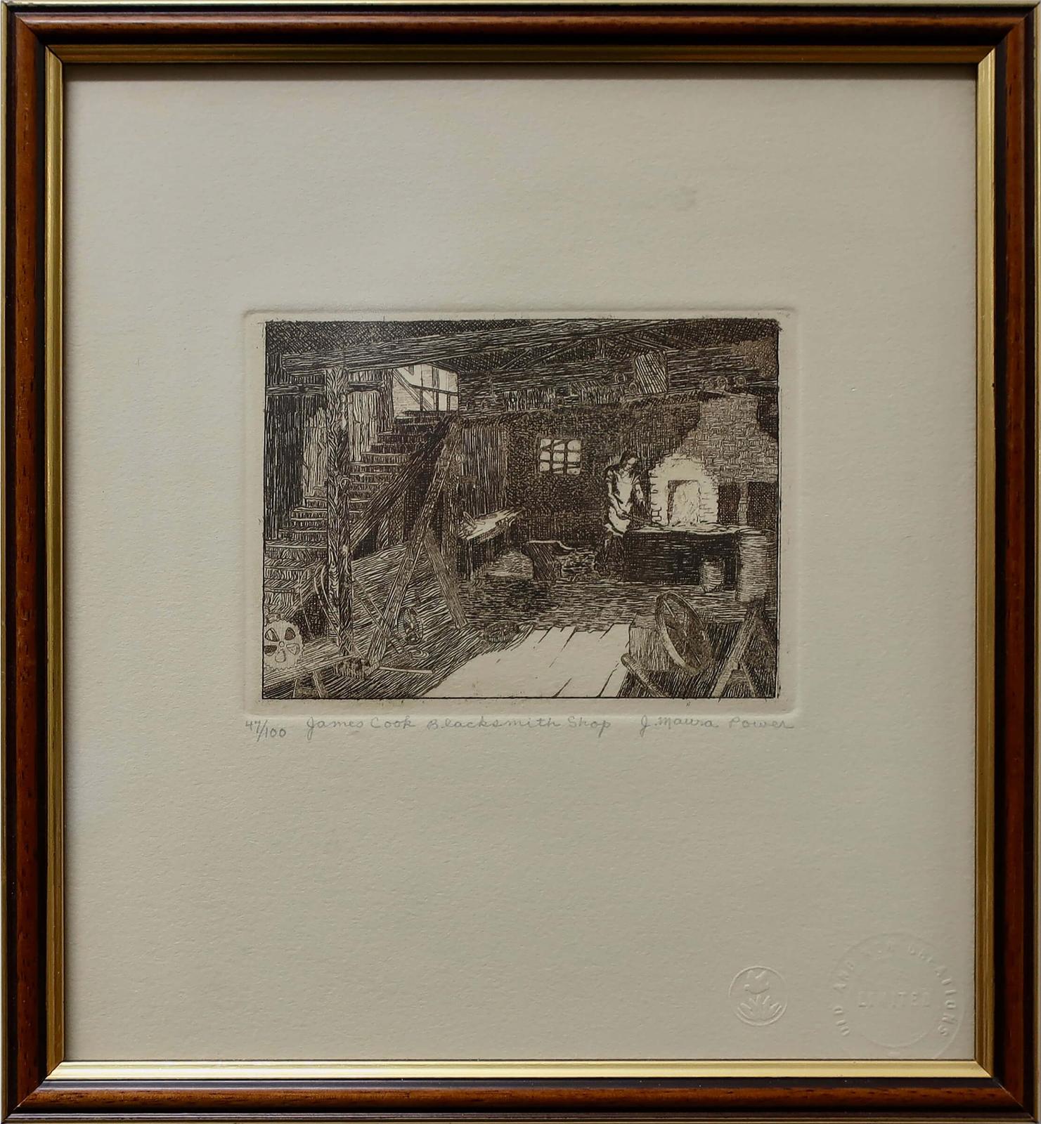 Jessie Maura Power (1913-2005) - James Cook Blacksmith Shop; E. Bert Batson