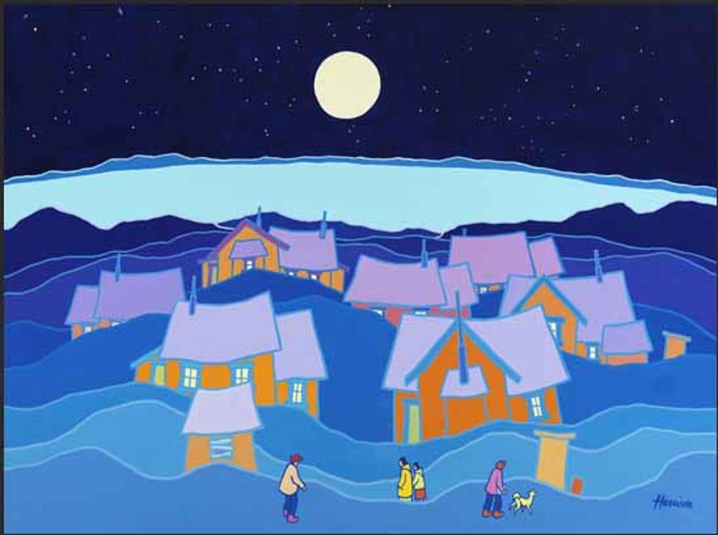 Ted Harrison (1926-2015) - Still, Silent Northern Light
