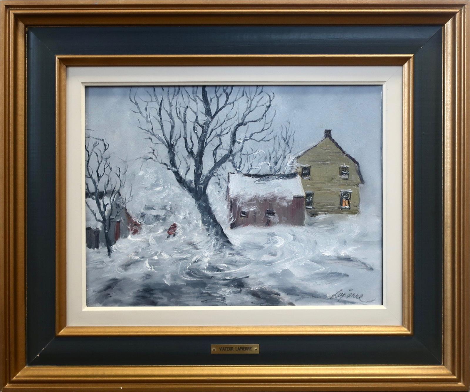 Viateur Lapierre (1917-2007) - Bourrasque A Mirabel