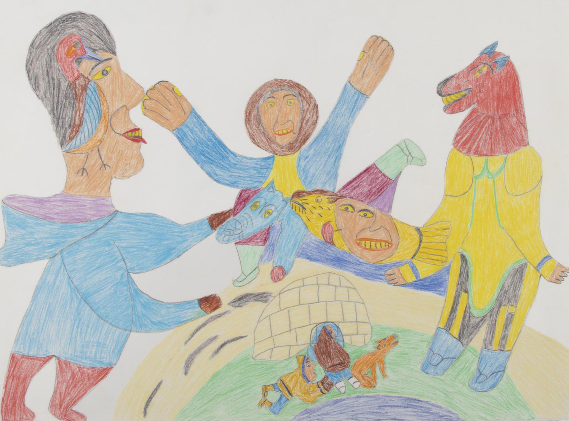 Ruth Annaqtuusi (Annuktoshe) Tulurialik (1934) - Untitled