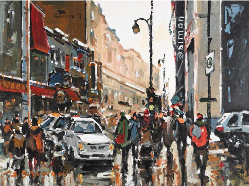 Serge Brunoni (1938-2020) - Montreal, Ste Catherine Street