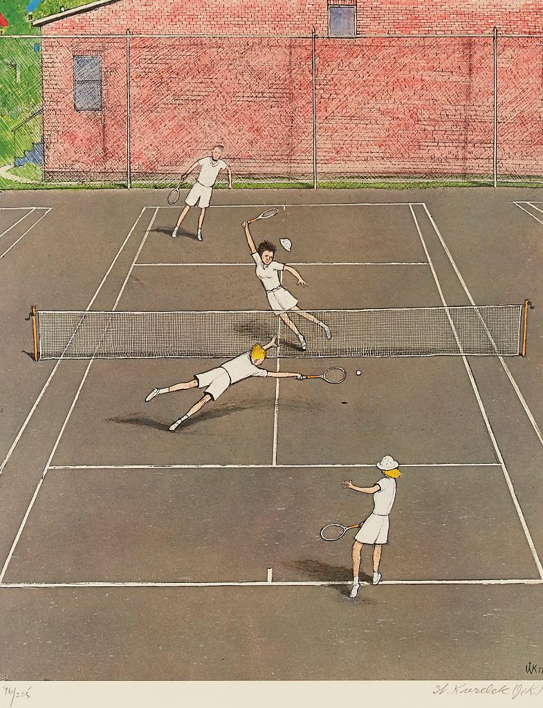 William Kurelek (1927-1977) - The Slam