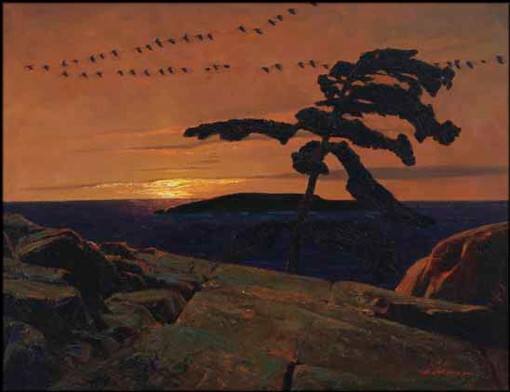 Charles Fraser Comfort (1900-1994) - Rocky Belvedere, Georgian Bay