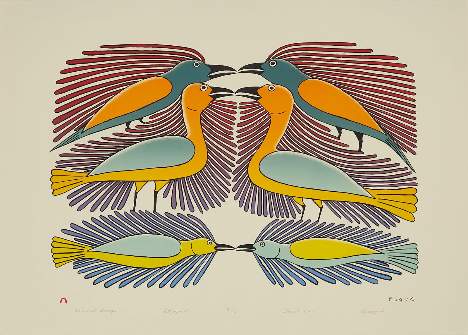 Kenojuak Ashevak (1927-2013) - Mirrored Image
