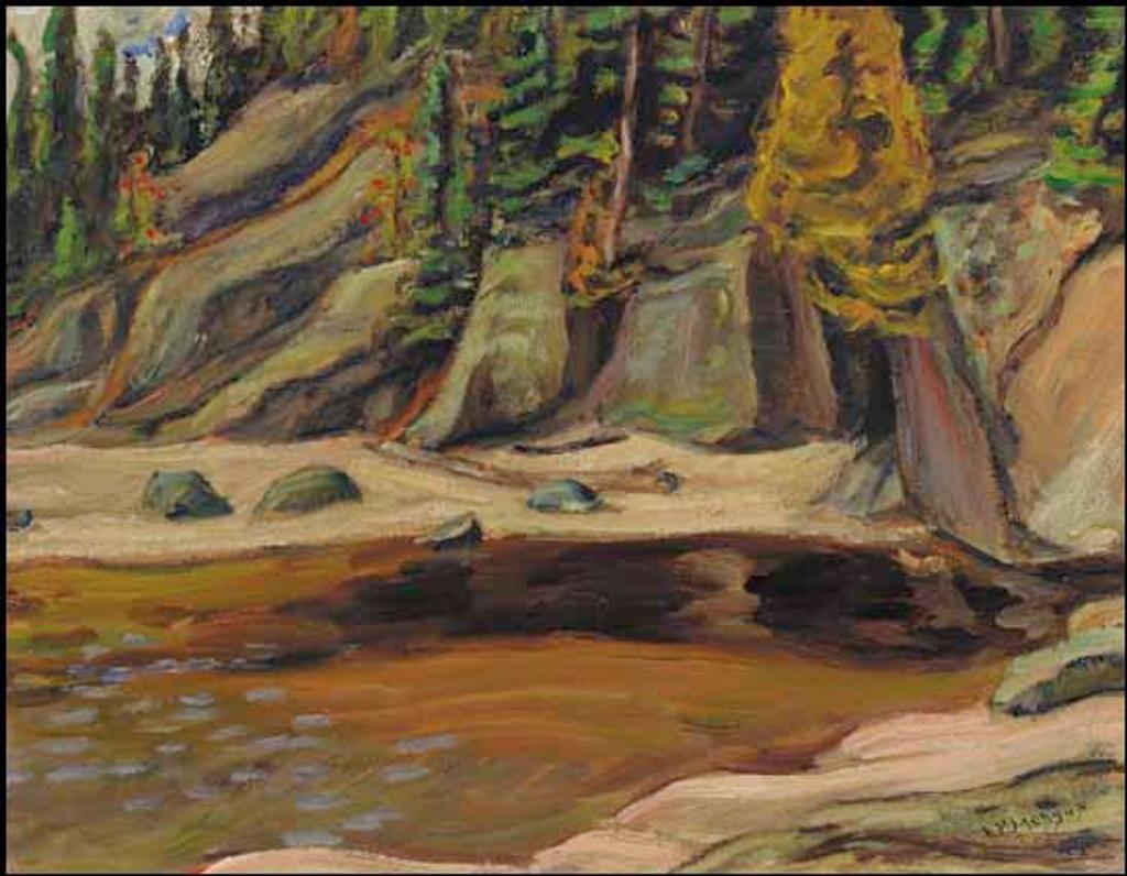 Alexander Young (A. Y.) Jackson (1882-1974) - Riverbank, Algoma