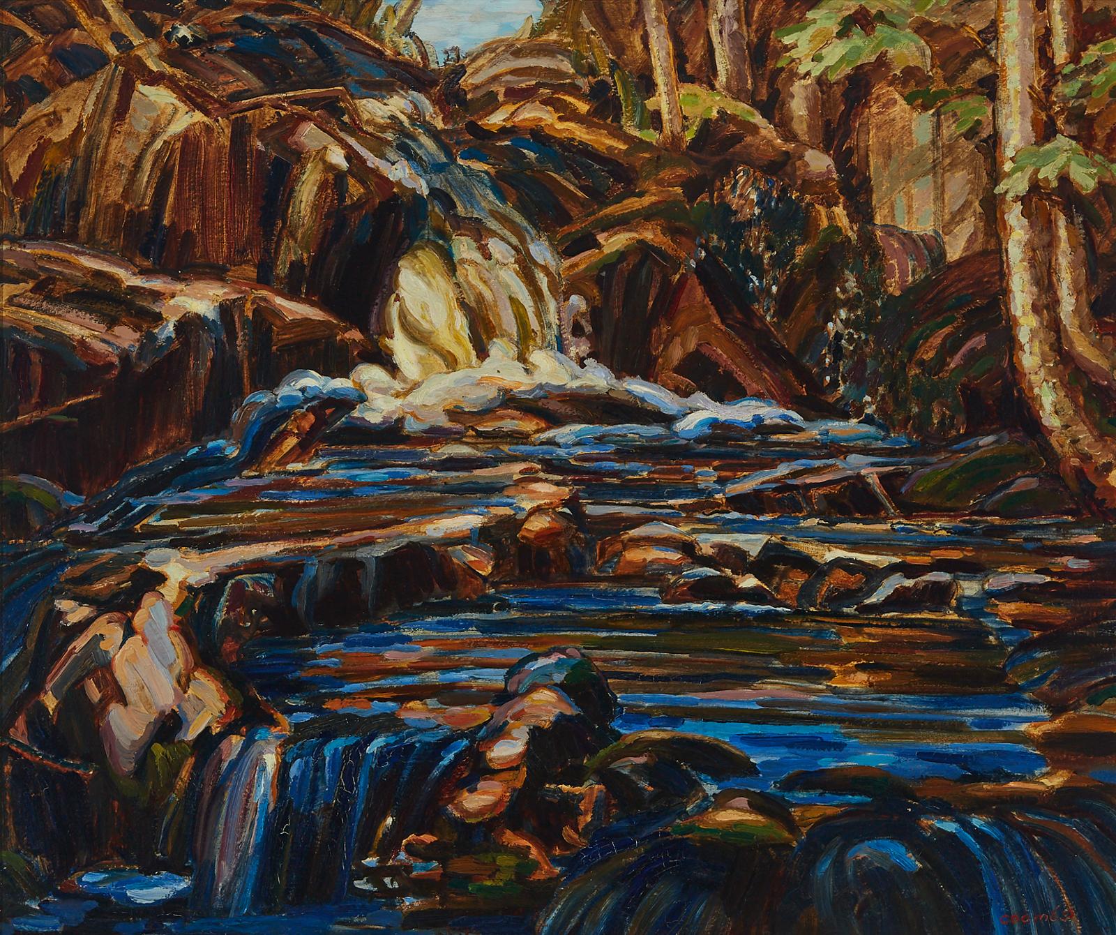 Edith Grace (Lawson) Coombs (1890-1986) - HIDDEN FALLS (#2), 1948