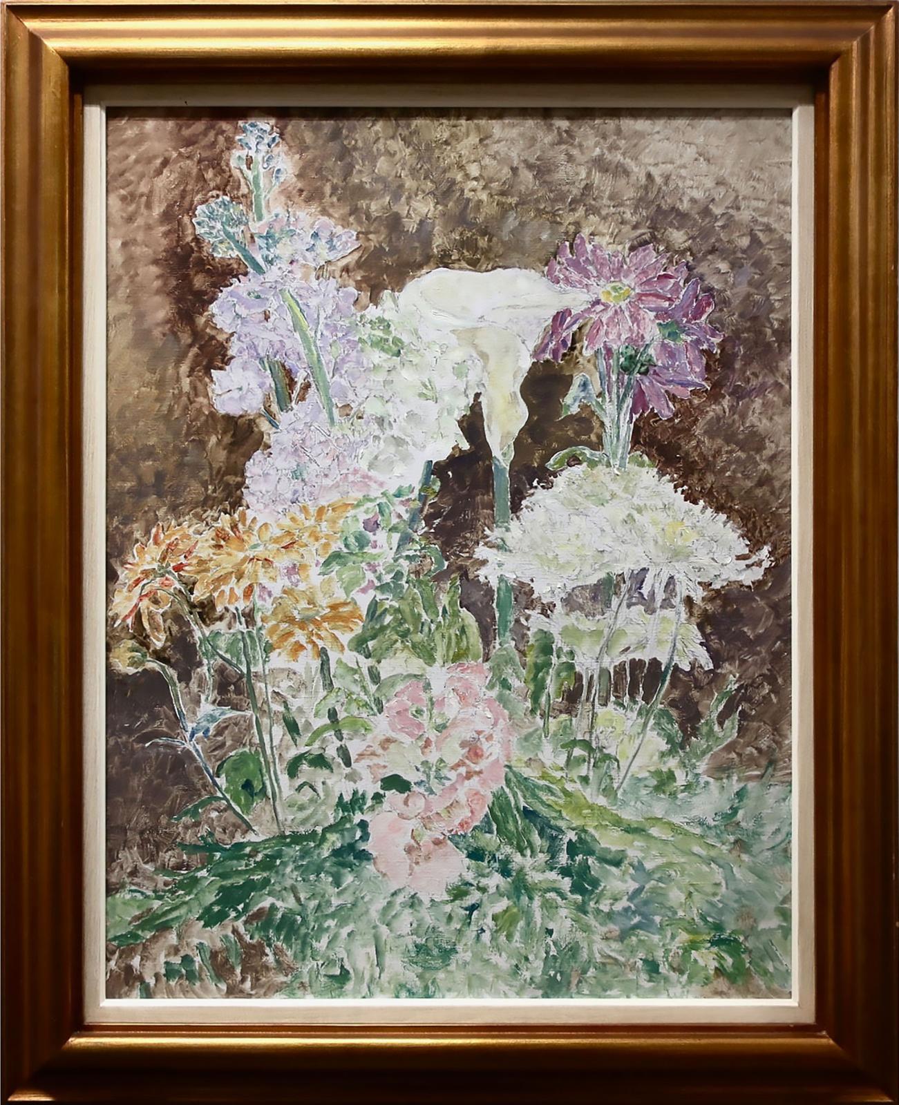 Dorothy Elsie Knowles (1927-2001) - One Lily (Green Table Series)