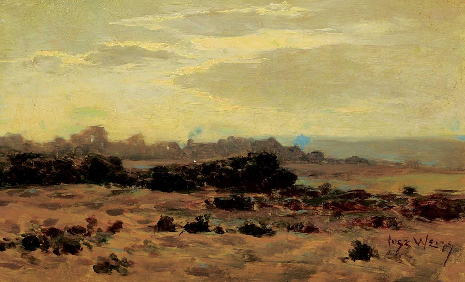 José Weiss (1859-1919) - Untitled - In the Still of the Morning