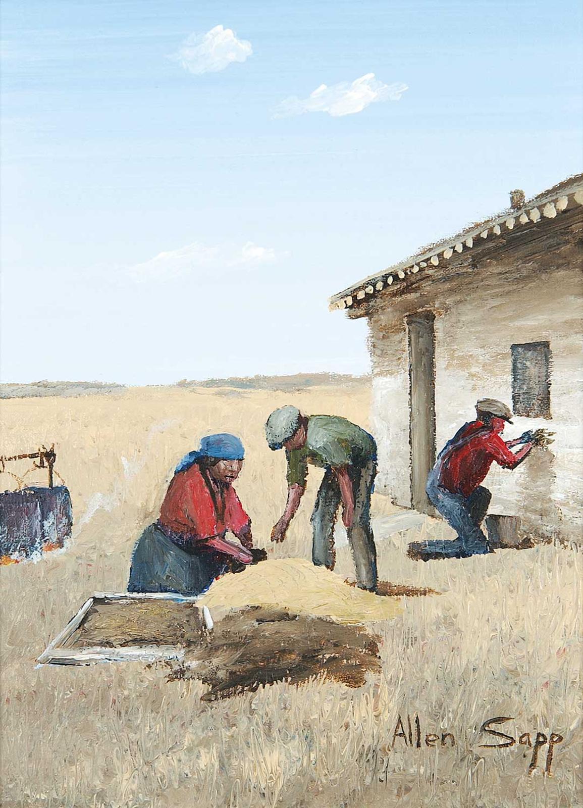 Allen Fredrick Sapp (1929-2015) - Fixing up Their House