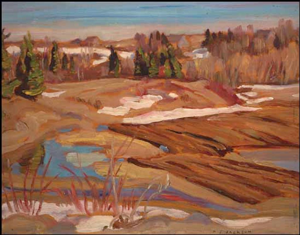 Alexander Young (A. Y.) Jackson (1882-1974) - Fields, Early Spring