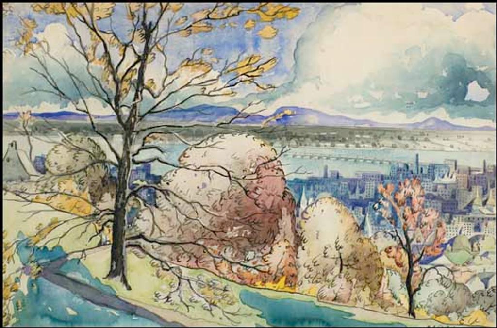 Marc-Aurèle Fortin (1888-1970) - Vue du Mont-Royal
