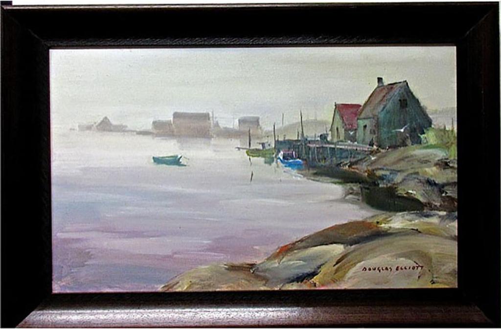 Douglas Ferfguson Elliott (1916-2012) - Silhouettes In Fog!