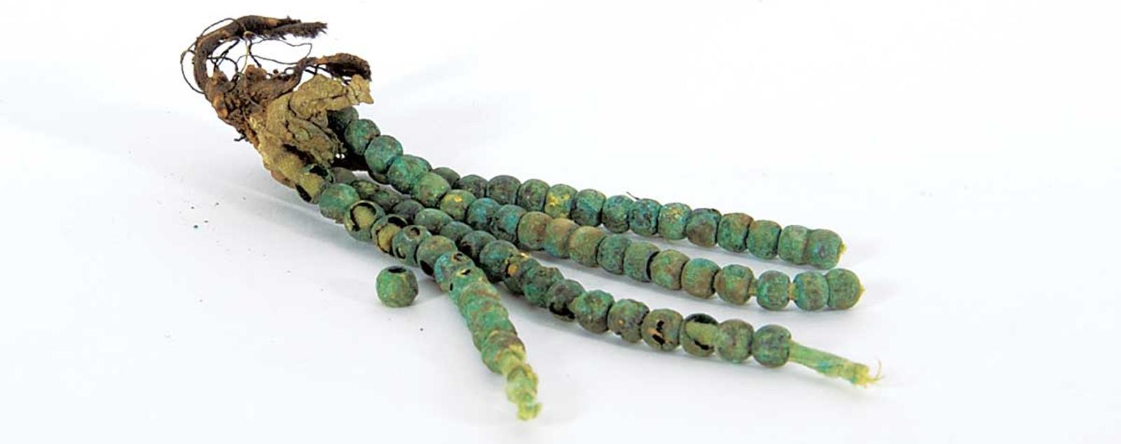 First Nations Basket School - Four Strands of Copper Beads