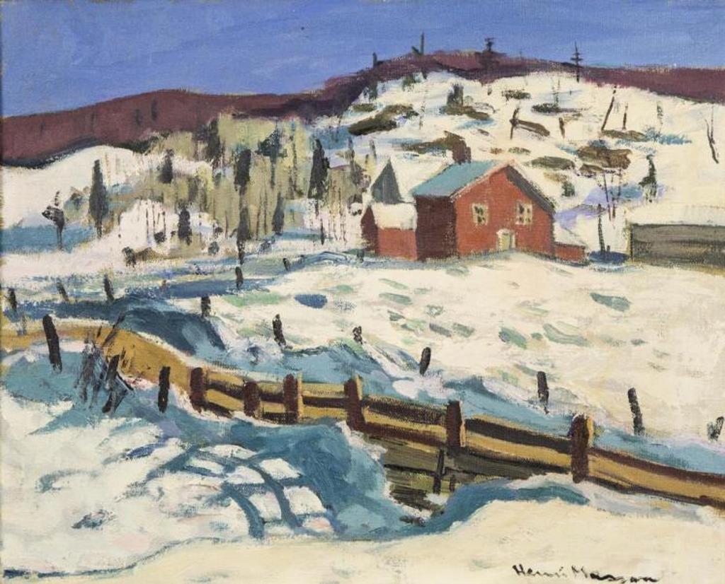 Henri Leopold Masson (1907-1996) - Red House Near Thurso