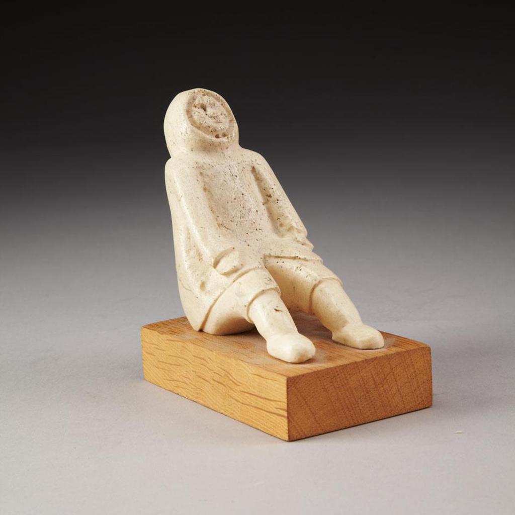 Nuveeya Ipellie (1920-2010) - Sitting Man On Base