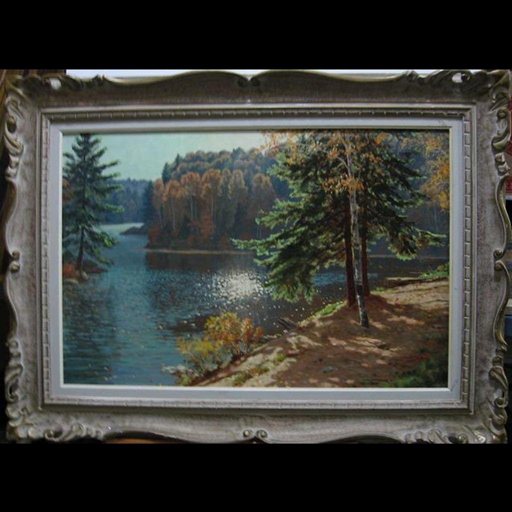 George Fletcher (1914-1987) - Autumn On Horseshoe Lake, Haliburton