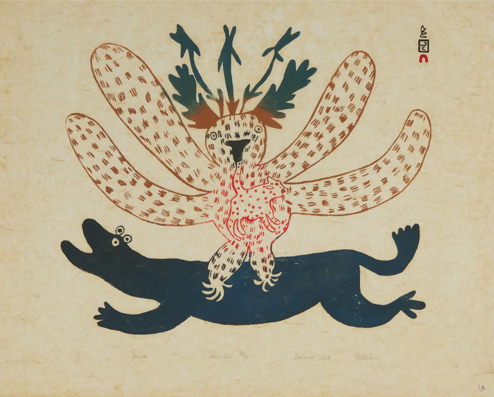 Pitseolak Ashoona (1904-1983) - Spirits