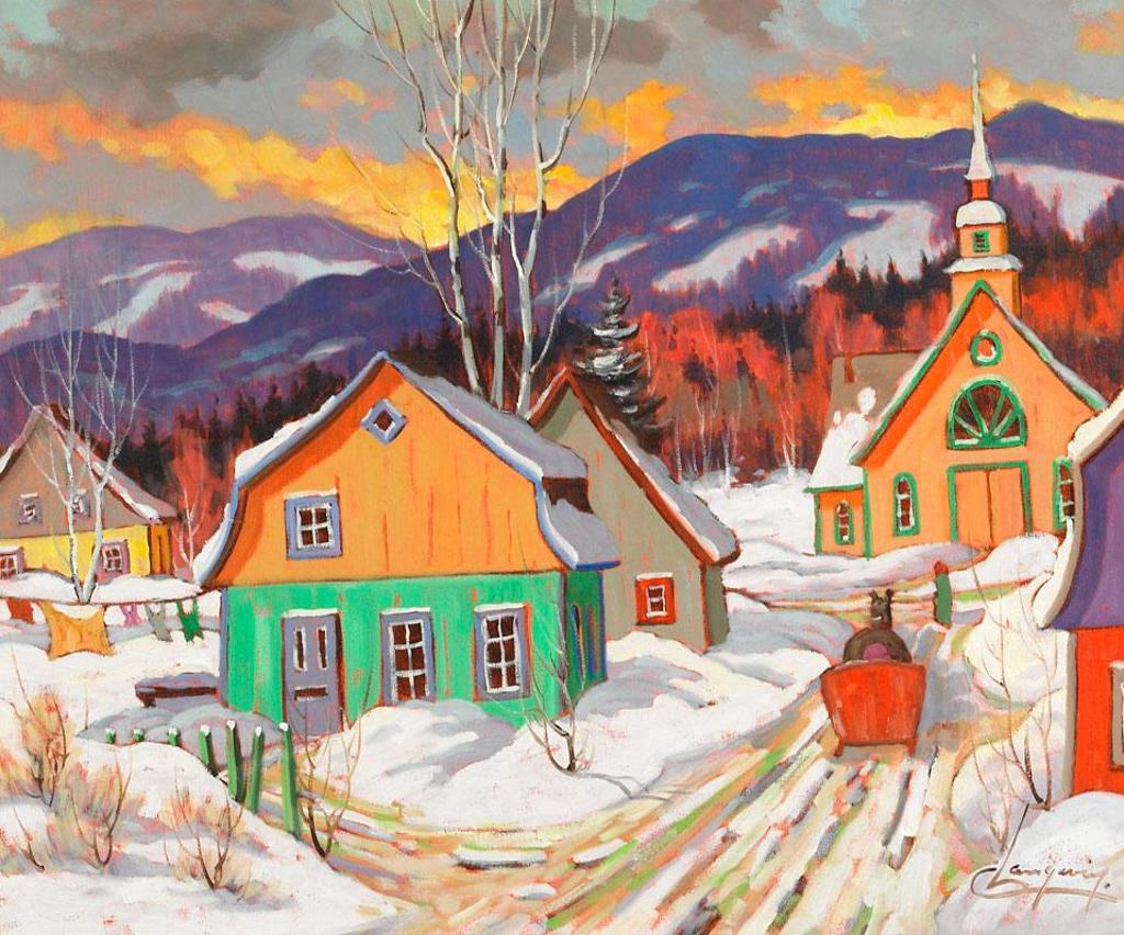 Claude Langevin (1942-2024) - Devant L’Eglise