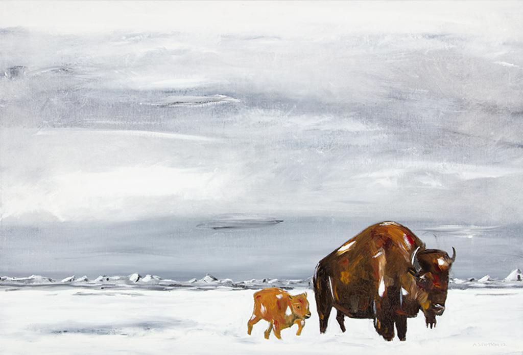 Adrian Stimson (1964) - Bison Dream Past 7