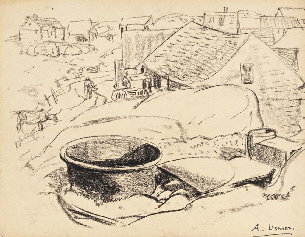 Arthur Lismer (1885-1969) - Village Lower St. Lawrence
