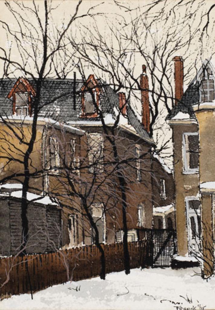 Albert Jacques Franck (1899-1973) - Behind Washington Ave.